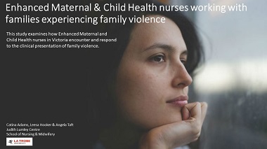 Enhanced Maternal & Child Health nurses working with families experiencing family violence