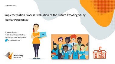 Implementation process evaluation of the Future Proofing Study: Teacher perspectives