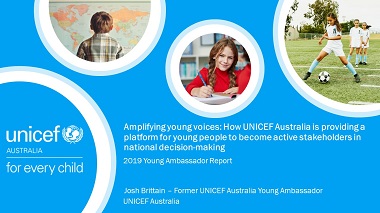 Amplifying young voices: How UNICEF Australia is providing a platform for young people to become active stakeholders in national decision-making