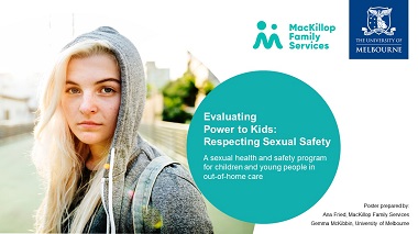 Evaluating Respecting Sexual Safety – a sexual health and safety program for children and young people in out-of-home care