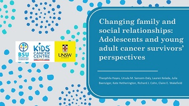 Changing family and social relationships: Adolescents and young adult cancer survivors’ perspectives