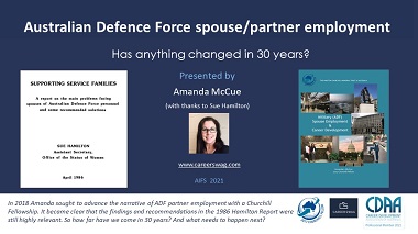 ADF spouse employment: has anything changed in 30 years?