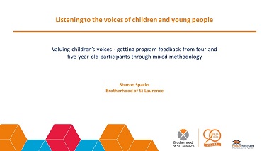 Listening to the voices of children and young people