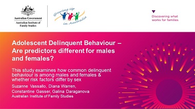 Adolescent delinquent behaviour: Are predictors different for males and females?