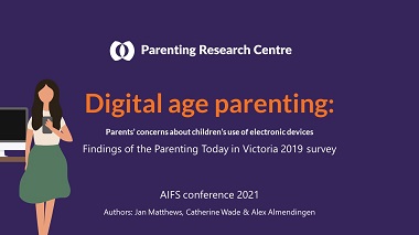 Digital age parenting: Parents’ concerns about children’s use of electronic devices